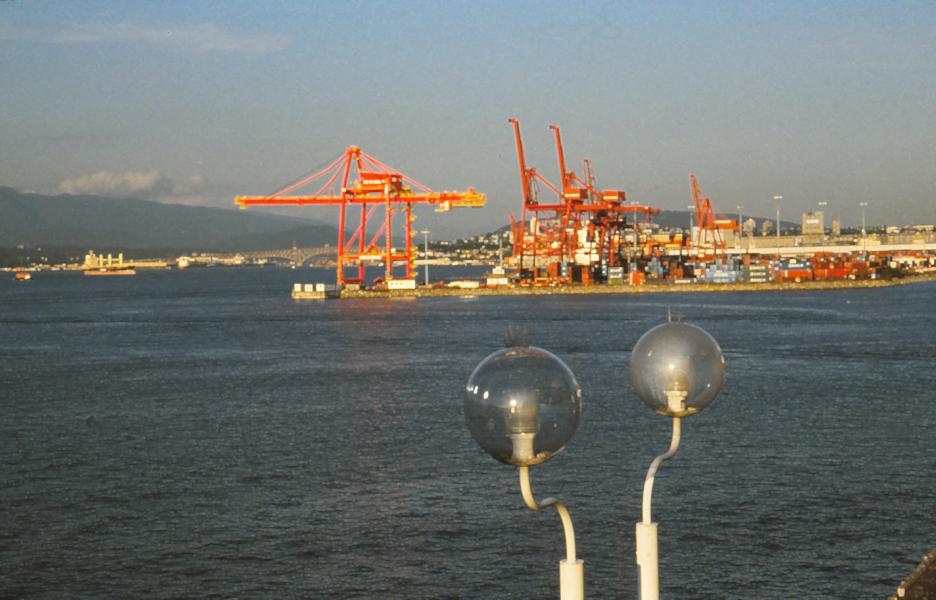 Containerhafen von Vancouver.
