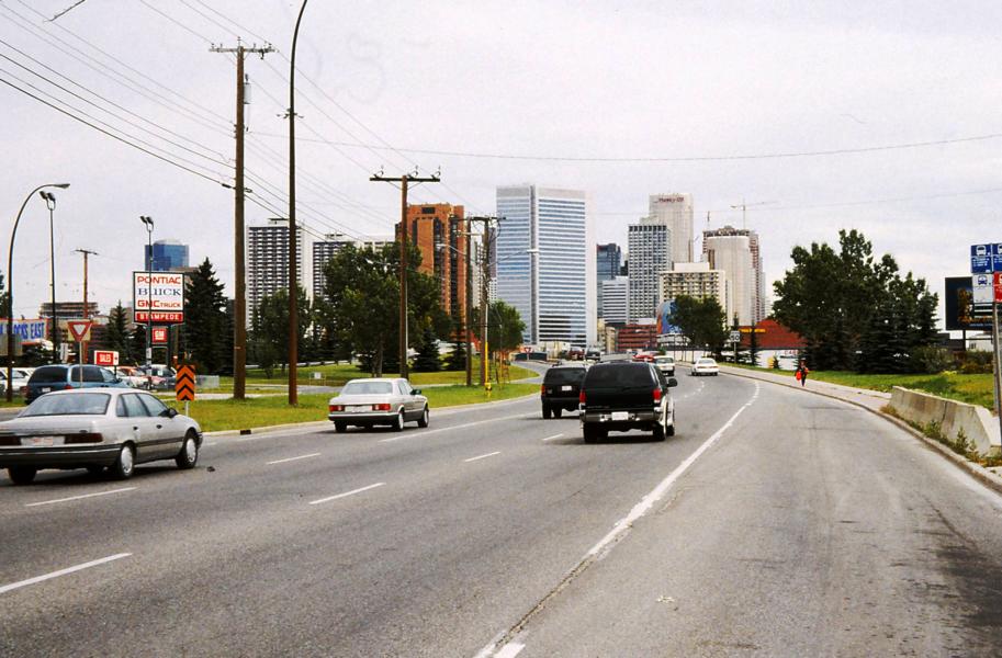  Calgarys City in Sicht.