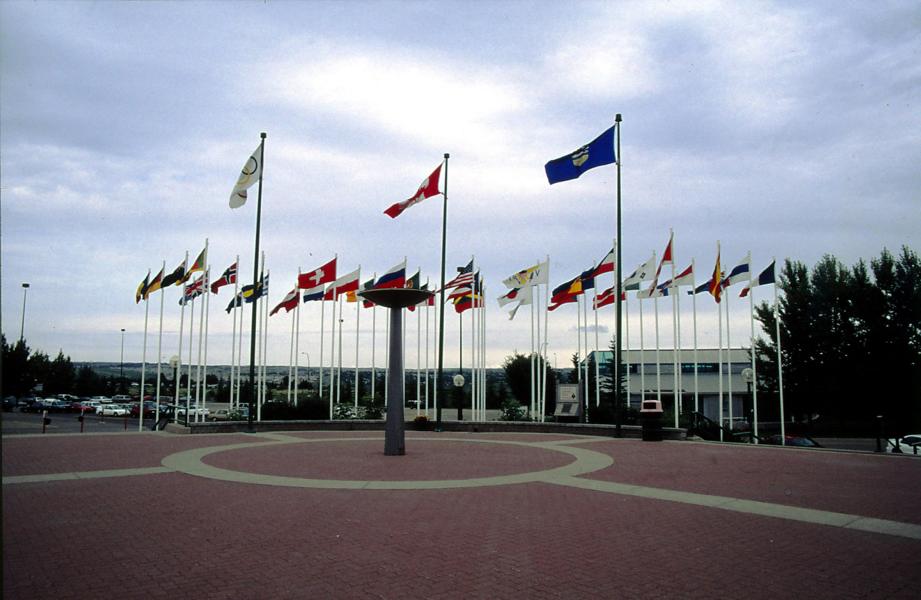 Eingang zum Canada Olympic Park.
