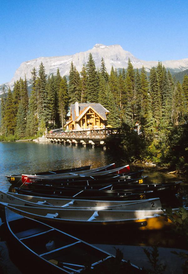 Emerald Lake Lodge in Yoho Nationalpark.