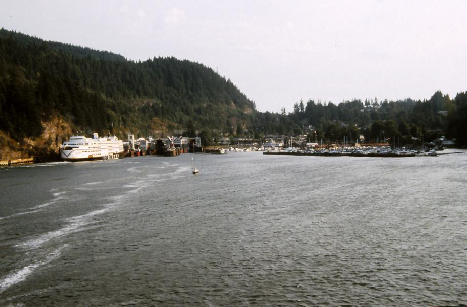 Fährhafen von Vancouver. Wir sind auf der Fahrt nach Nanaimo.