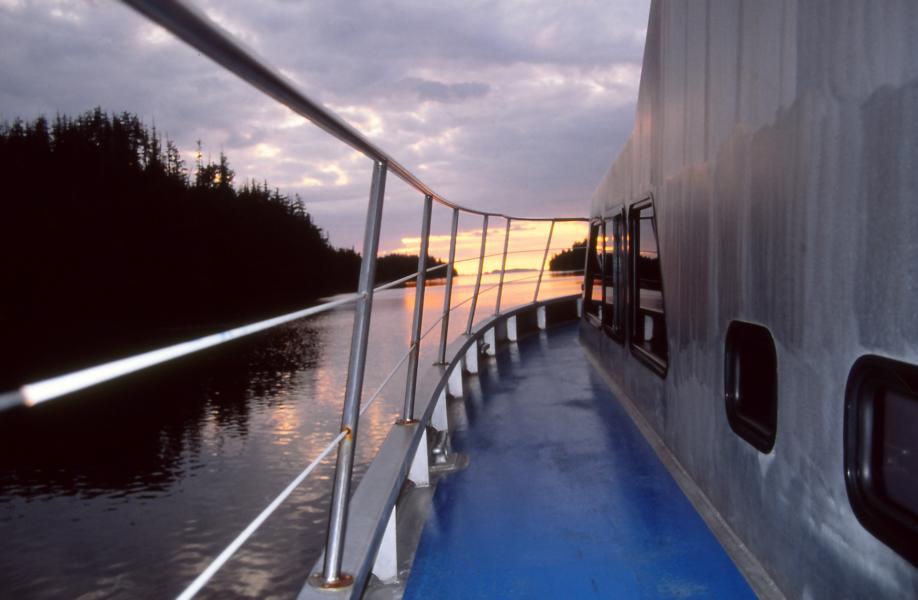 Auf dem Weg zum Hafen.