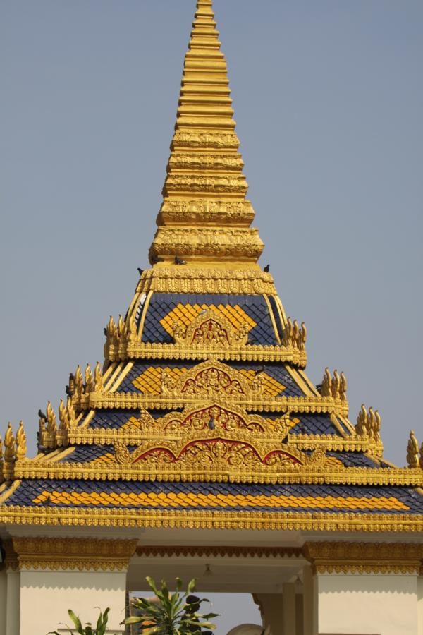 Gold dominiert an den Gebäuden im Königspalast.