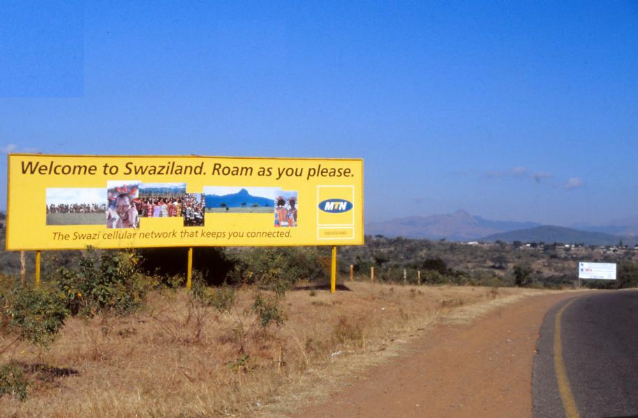 Am Grenzübergang zu Swaziland.