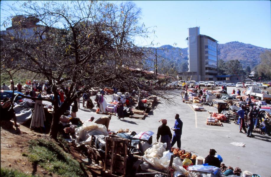 Wochenmarkt in Mbabane.