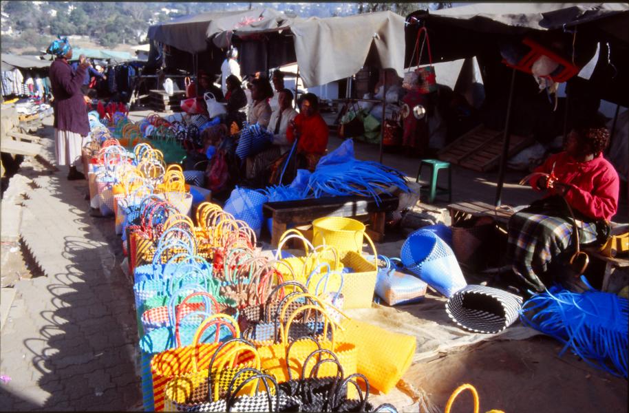 Handicraft-Market in Mbabane.
