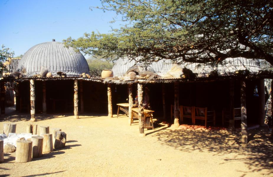 Sammelplatz für Touristen, die Shakaland besuchen. 