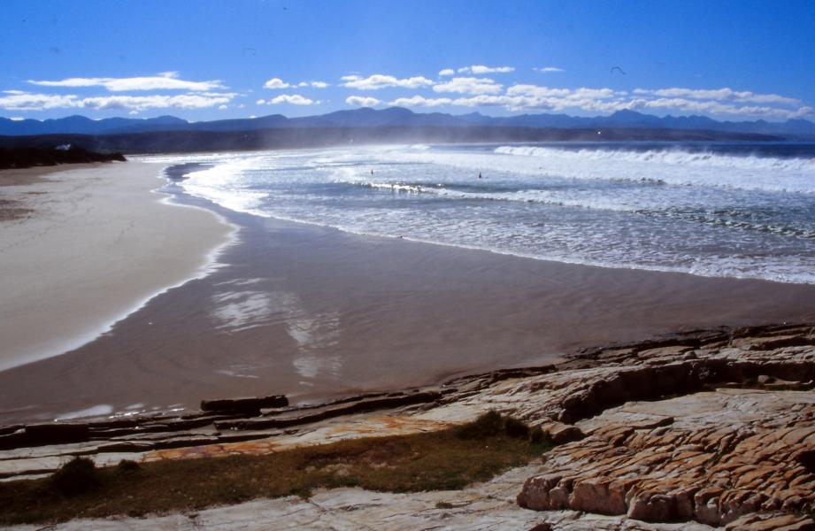 Küstenabschnitt bei Wilderness an der Garden Route.