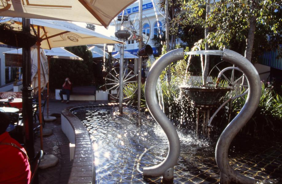Im Stadtzentrum von Knysna.