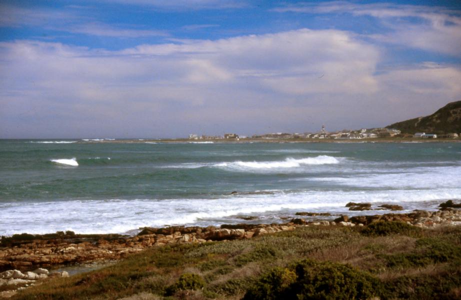 Bredasdorp in Sichtweite.