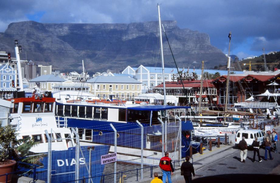 Der Tafelberg war gut zu sehen.