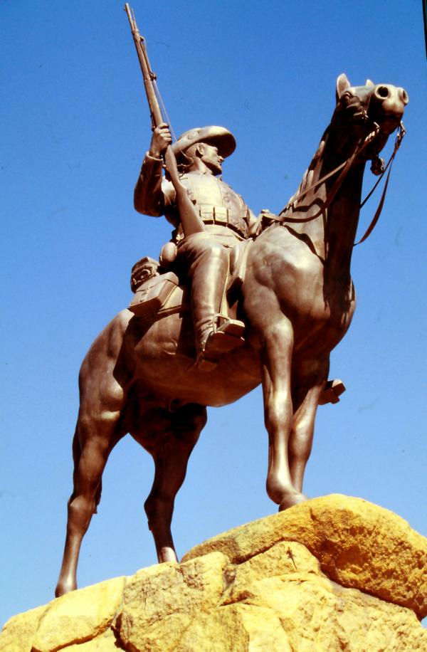 Das deutsche Reiterdenkmal.
