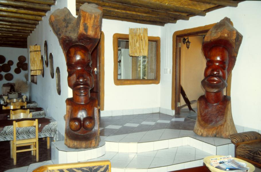 Speiseraum in der Lodge.
