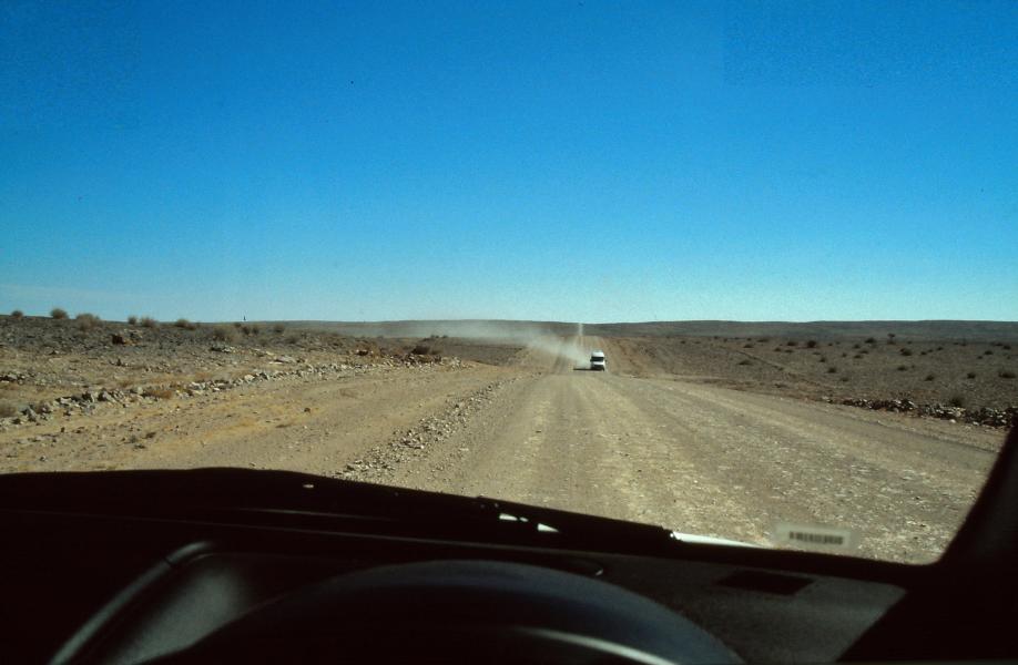 Auf der Schotterpiste zum Fish River Canyon.