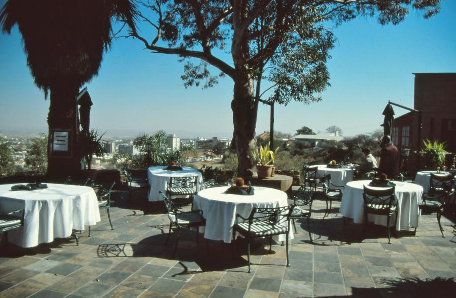 Kaffeegarten auf der  Heinitzburg.
