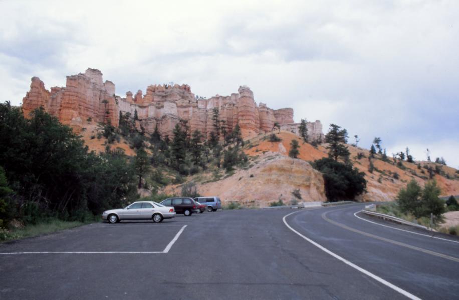 Zufahrt zum Bryce Canyon.