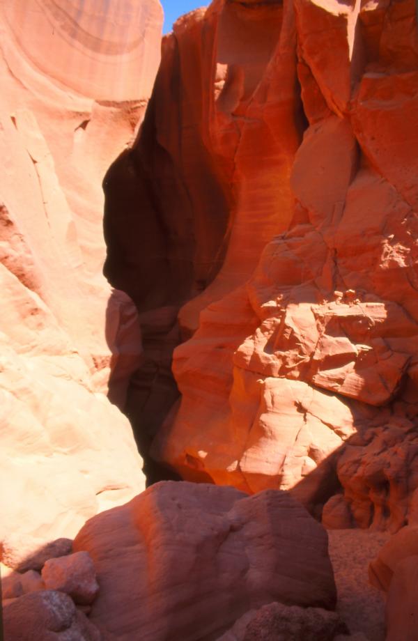 Im Antelope Canyon.