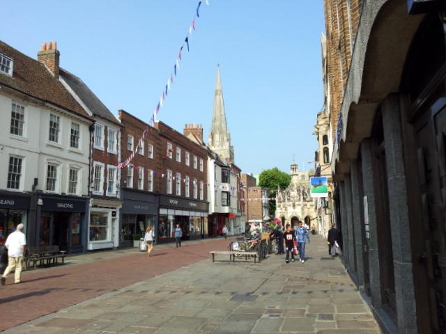 Chichesters Stadtzentrum