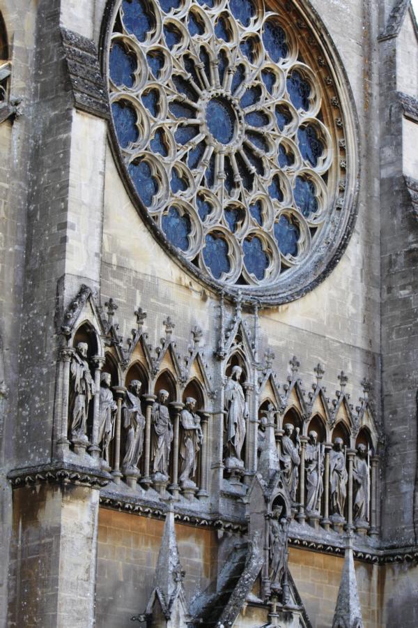 Fensterrosette der Kathedrale von Arundel.