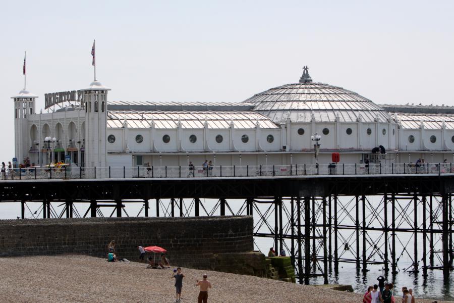 Seebrücke von Brighton.