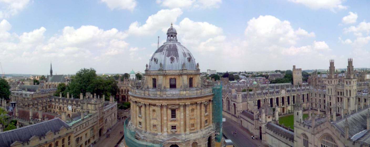 Blick auf Radcliffe Camera (Bibliothek).
