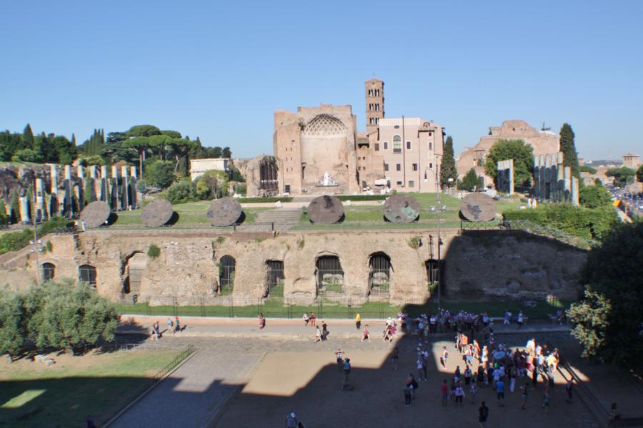 Teil vom Forum Romanum.