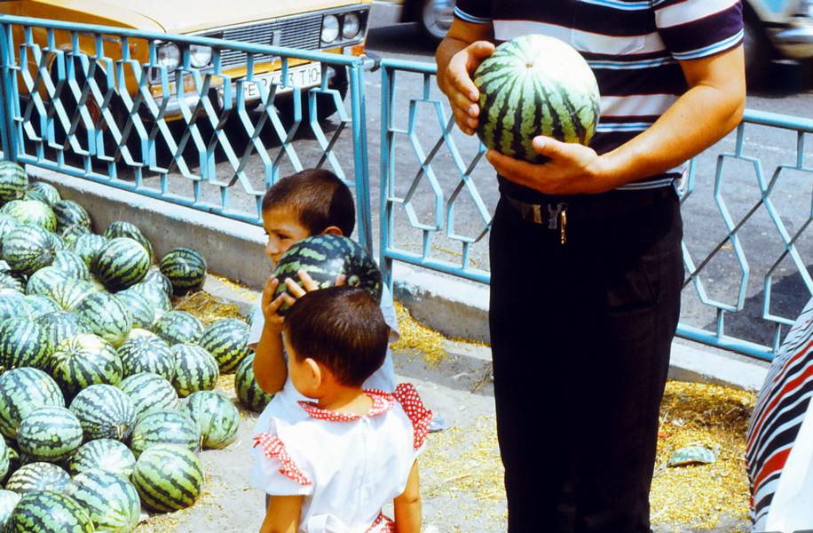 Wassermelonen in Hülle und Fülle.
