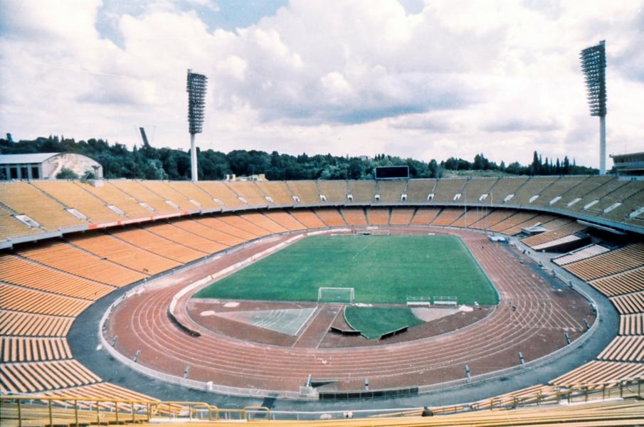 Blick in das Stadion.