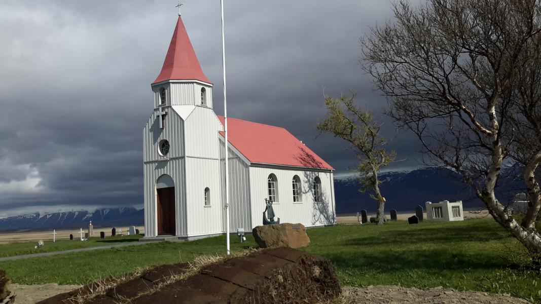 1926 fertig gestellte Kirche von Glaumbaer