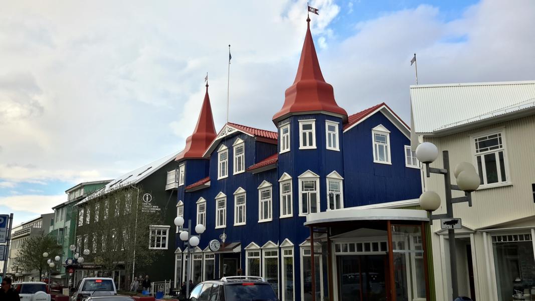 Altes Holzhaus im Stadtkern von Akureyri