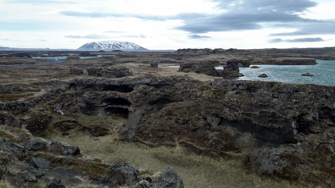Lavafelder in der Landgemeinde Skútustaðir 