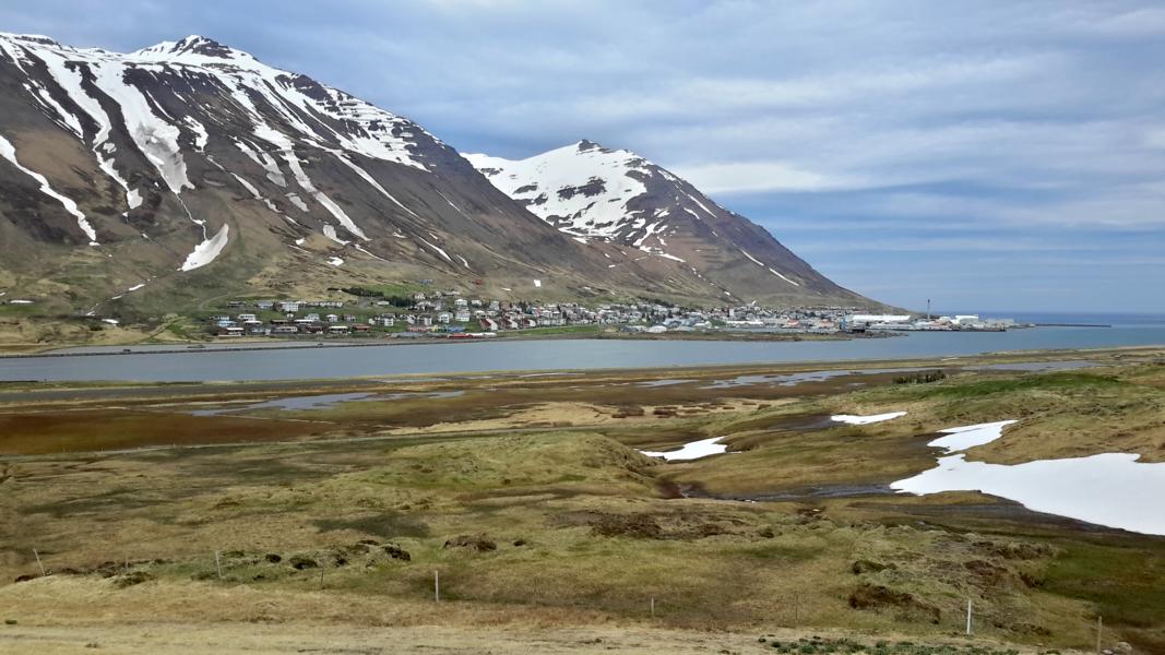 Blick auf Siglufjördur