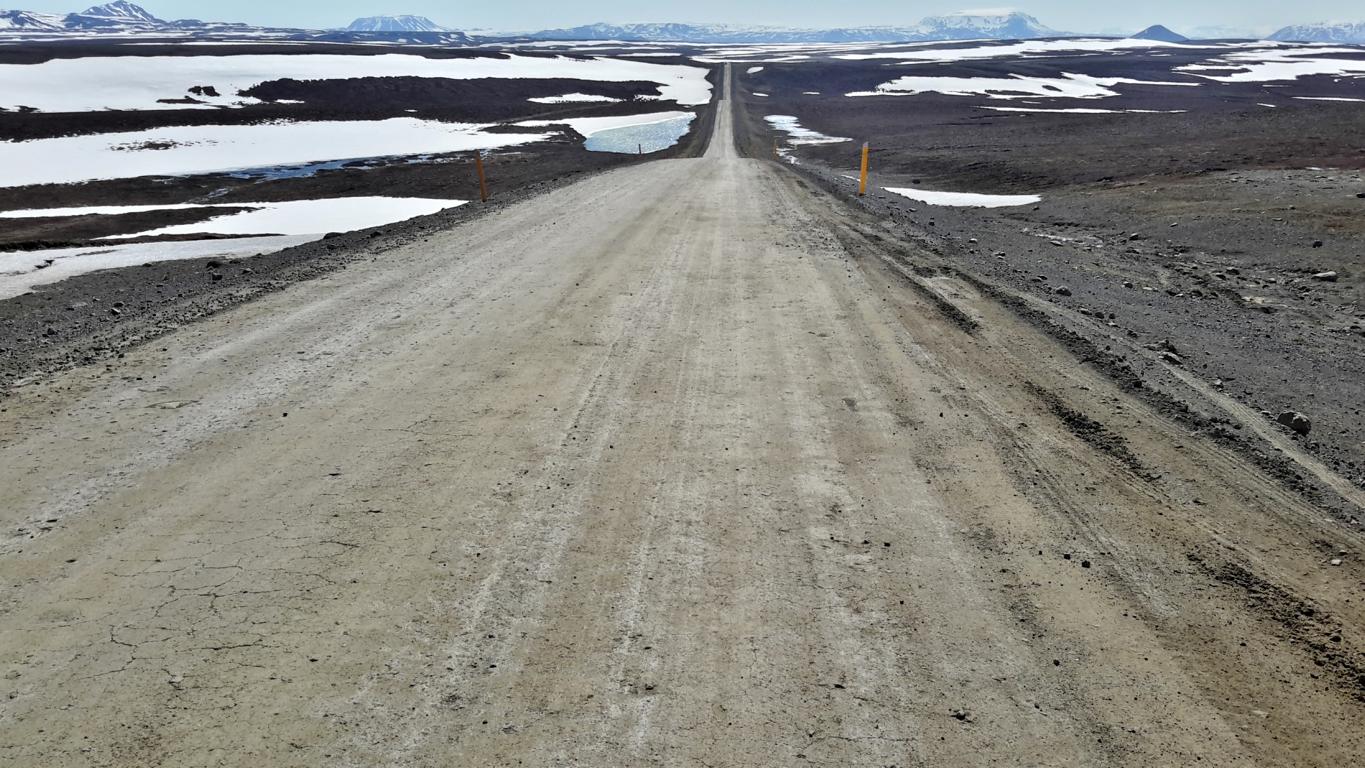 Gravel Road 87 von Husawik nach Reykjahlid