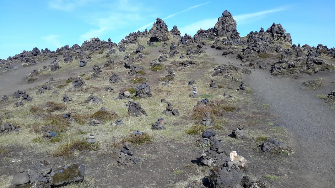 Hier stand der Bauernhof Laufskógar.