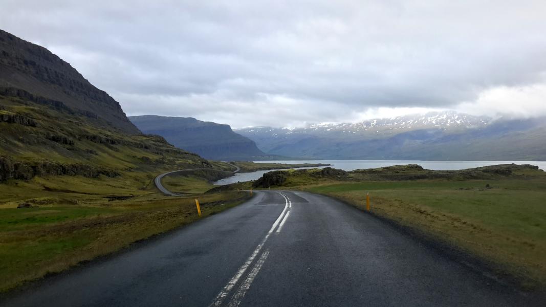 Küstenstraße am Berufjördur