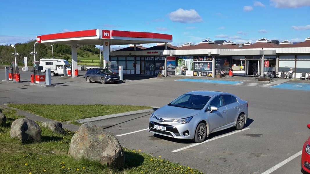 Tankstelle in Egilsstadir