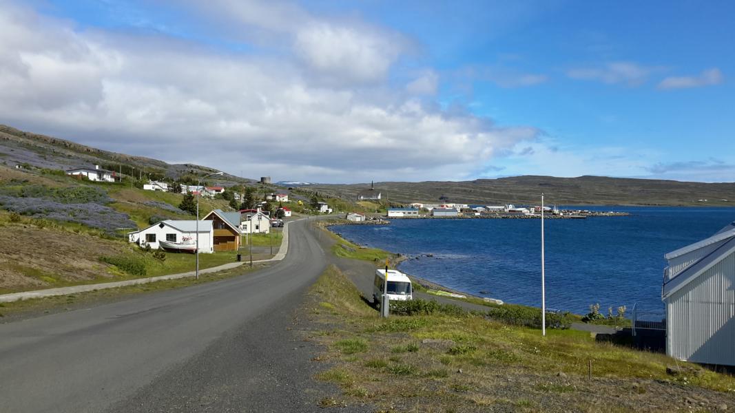 Blick auf Holmavik