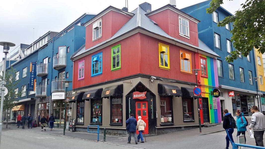 Hauptstraße in Reykjavik