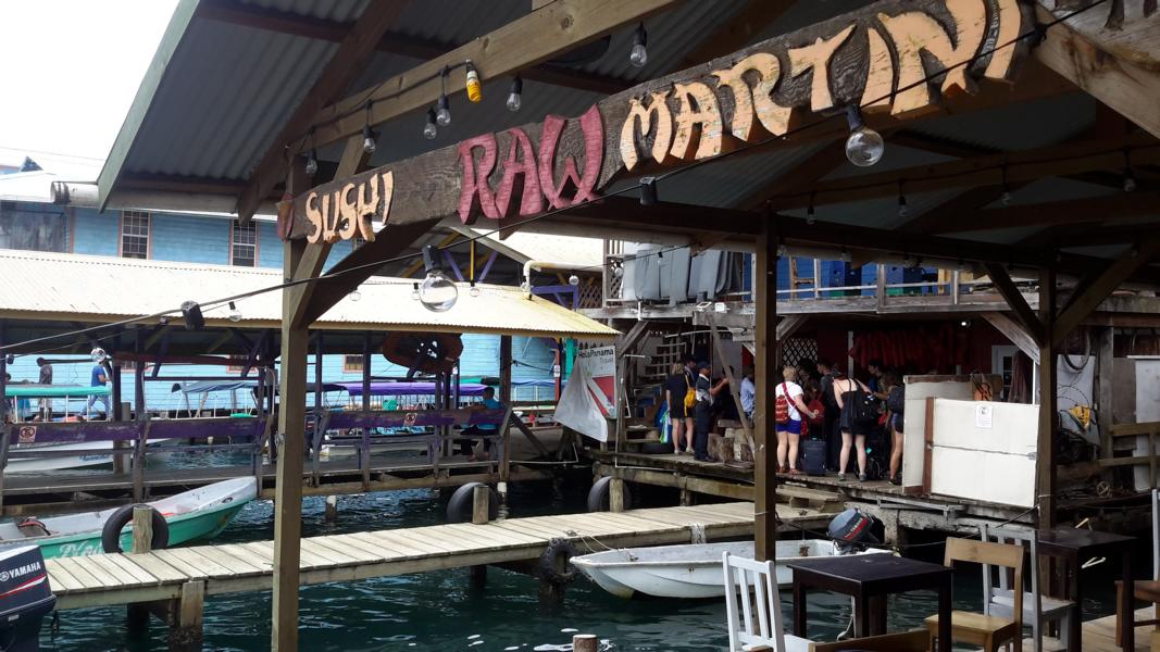 Bootsanlegestelle in Bocas Town