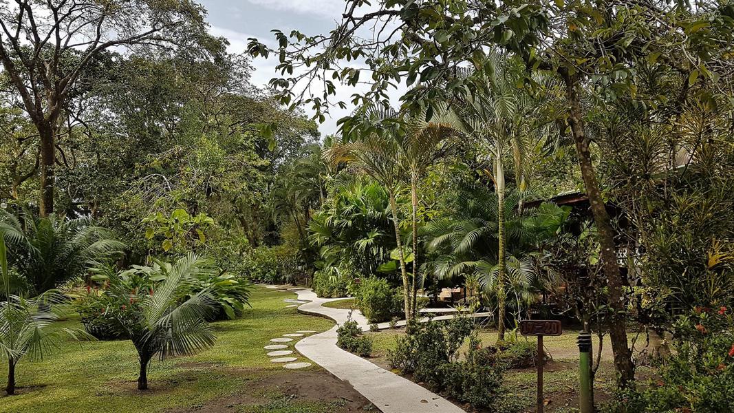 Gartenanlage der Wamamba Lodge