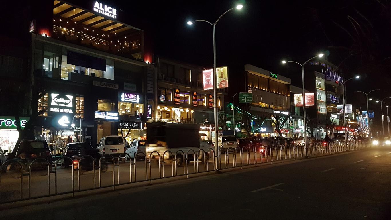 Kathmandu bei Nacht