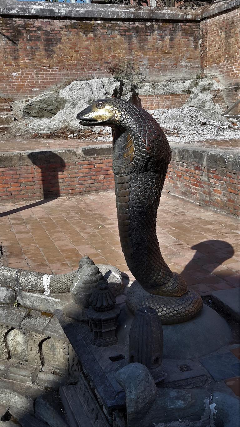 Naga Pokhari Brunnen im Gelände des Königspalastes von Bhaktapur.