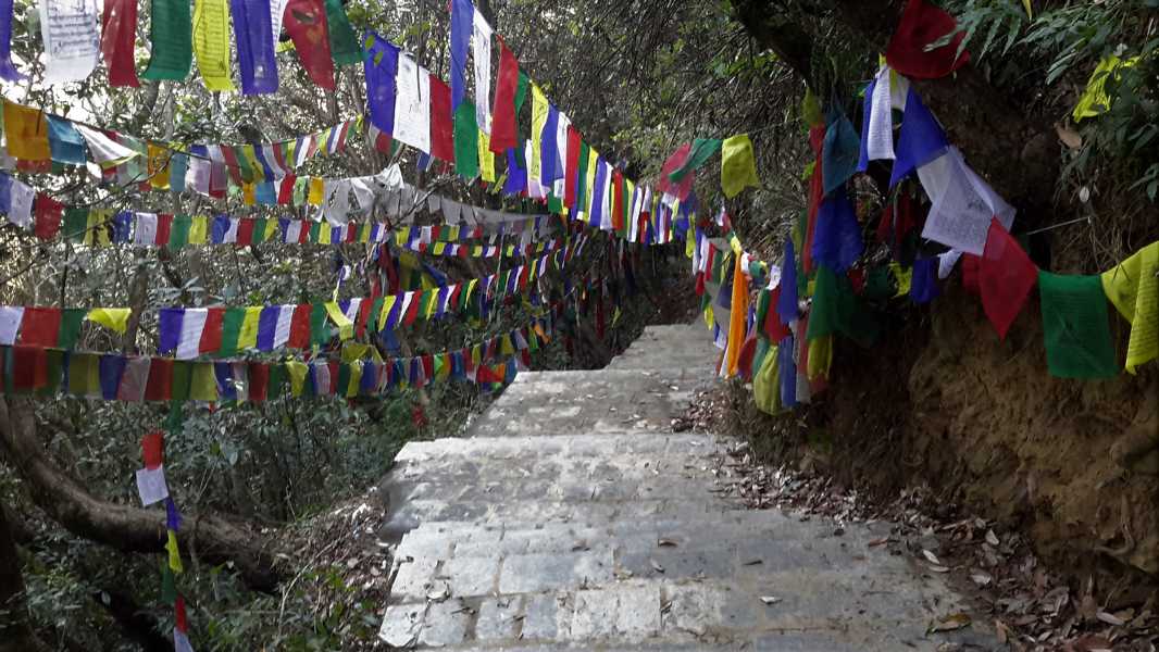 Weg zum Stupa