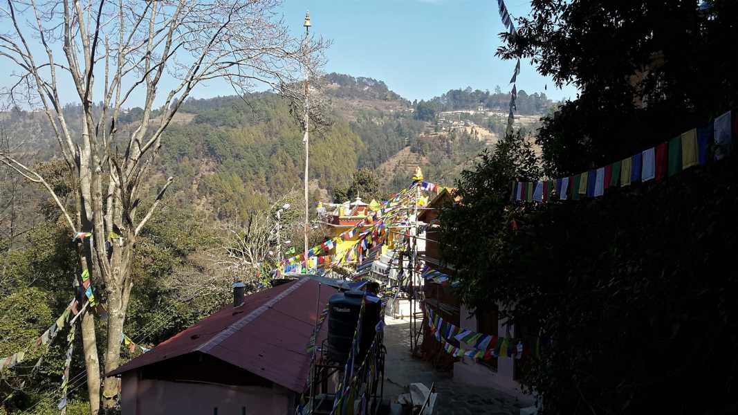 Stupa in Sicht