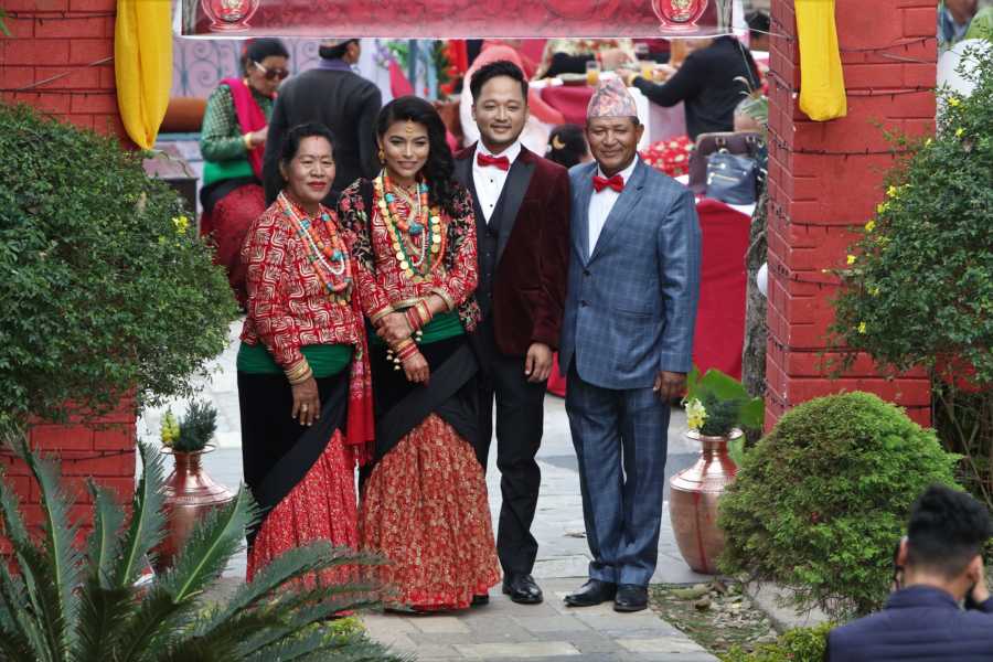 Nepalesische Hochzeit