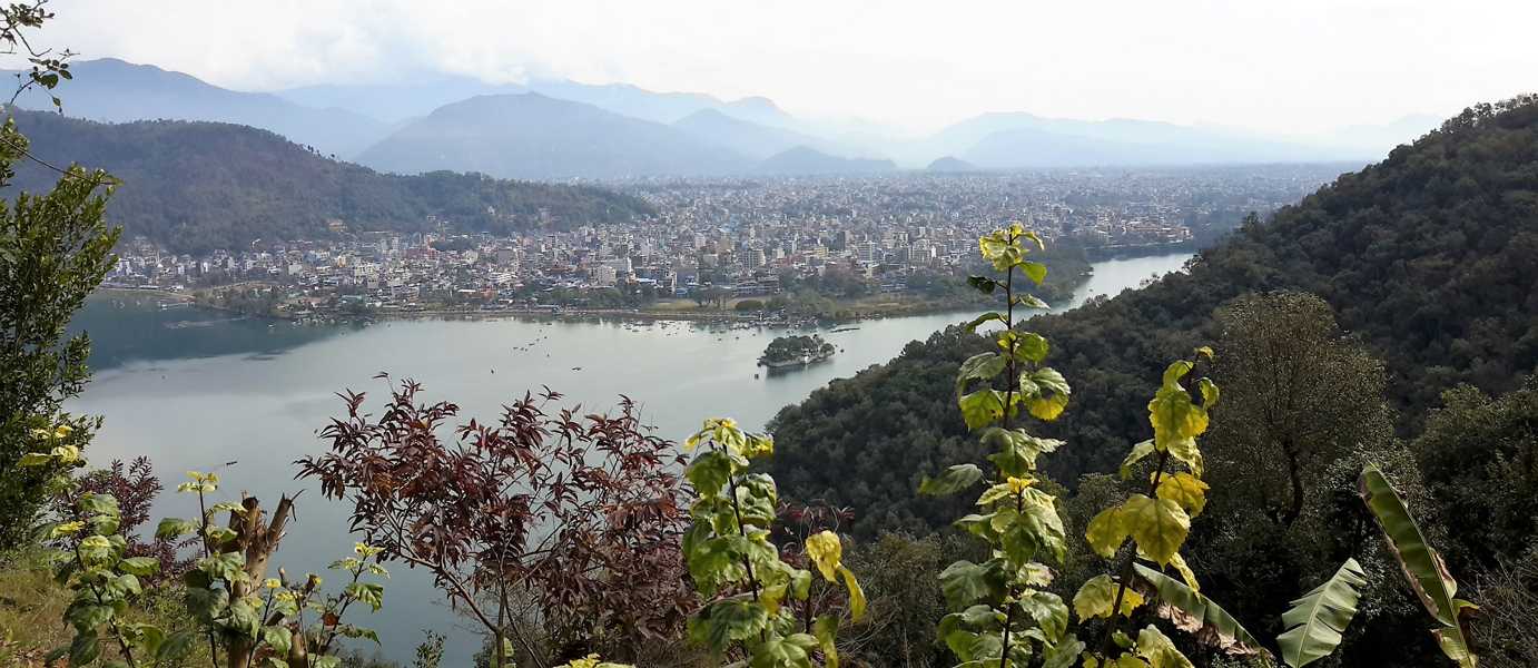 Blick auf Pokhara